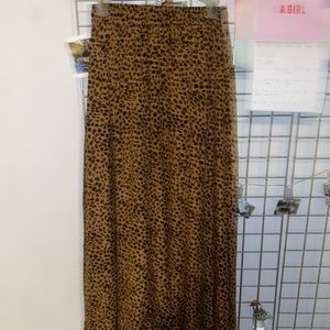Brand new Cheetah Print Maxi Skirt!